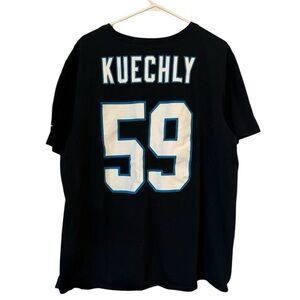 Carolina Panthers #59 Luke Kuechly NFL The Nike Tee Athletic Cut Size XXL